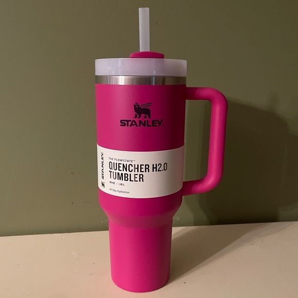 Stanley Other - NWT Stanley Quencher H2.0 FlowState Tumbler Fuchsia 40oz